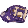 image:imageRawlings Heart of THE Hide Baseball Glove  Traditional Breakin  Sizes 1125  1275  Multiple StylesCamel  Purple  Weave I Web