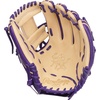 image:imageRawlings Heart of THE Hide Baseball Glove  Traditional Breakin  Sizes 1125  1275  Multiple StylesCamel  Purple  Weave I Web