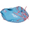 image:imageRawlings Heart of THE Hide Baseball Glove  Traditional Breakin  Sizes 1125  1275  Multiple StylesColumbia Blue  Pink  1Piece Solid Web