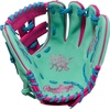 image:imageRawlings Heart of THE Hide Baseball Glove  Traditional Breakin  Sizes 1125  1275  Multiple StylesSpring Break Edition  Mint  Pink  Columbia Blue  Split Single Post Web