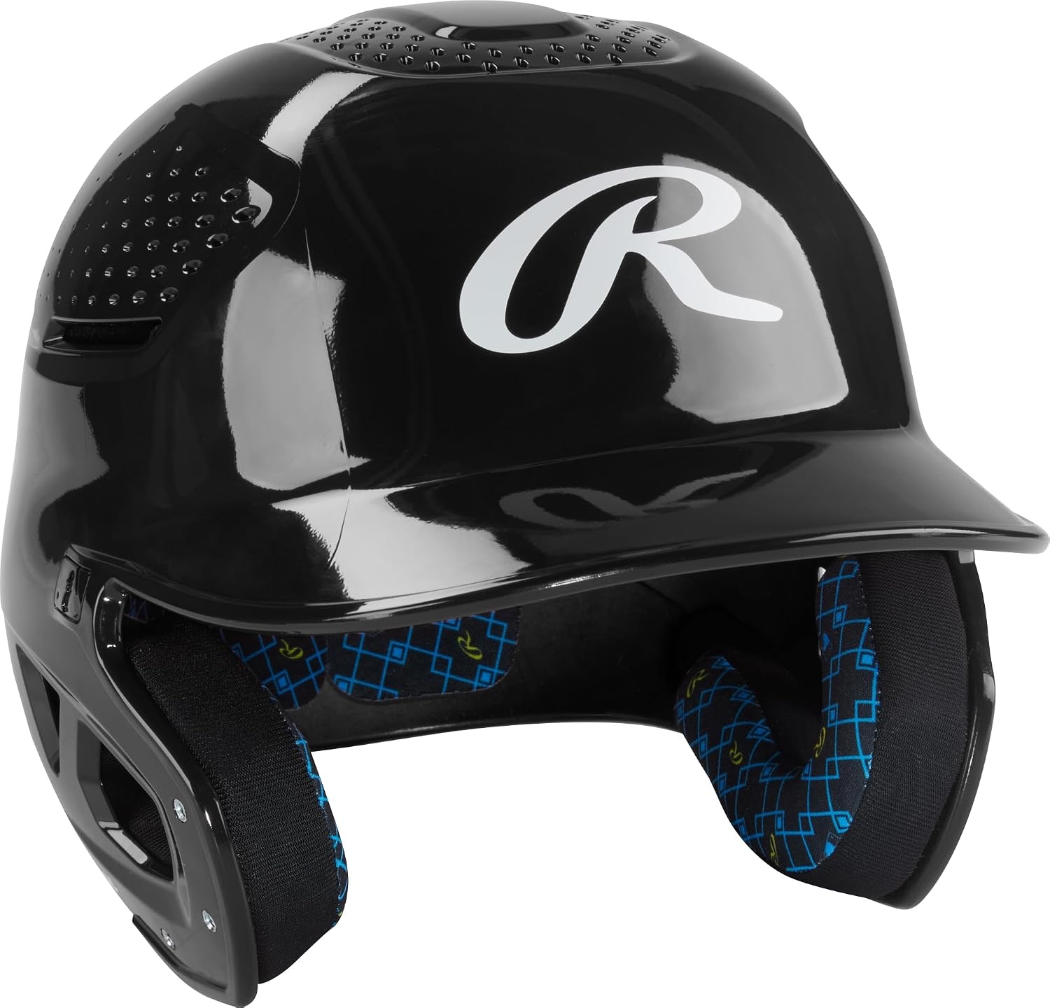 image:imageRawlings  RX2 Series Baseball Batting Helmet  Gloss  JR amp SR Sizes  Multiple ColorsBlack