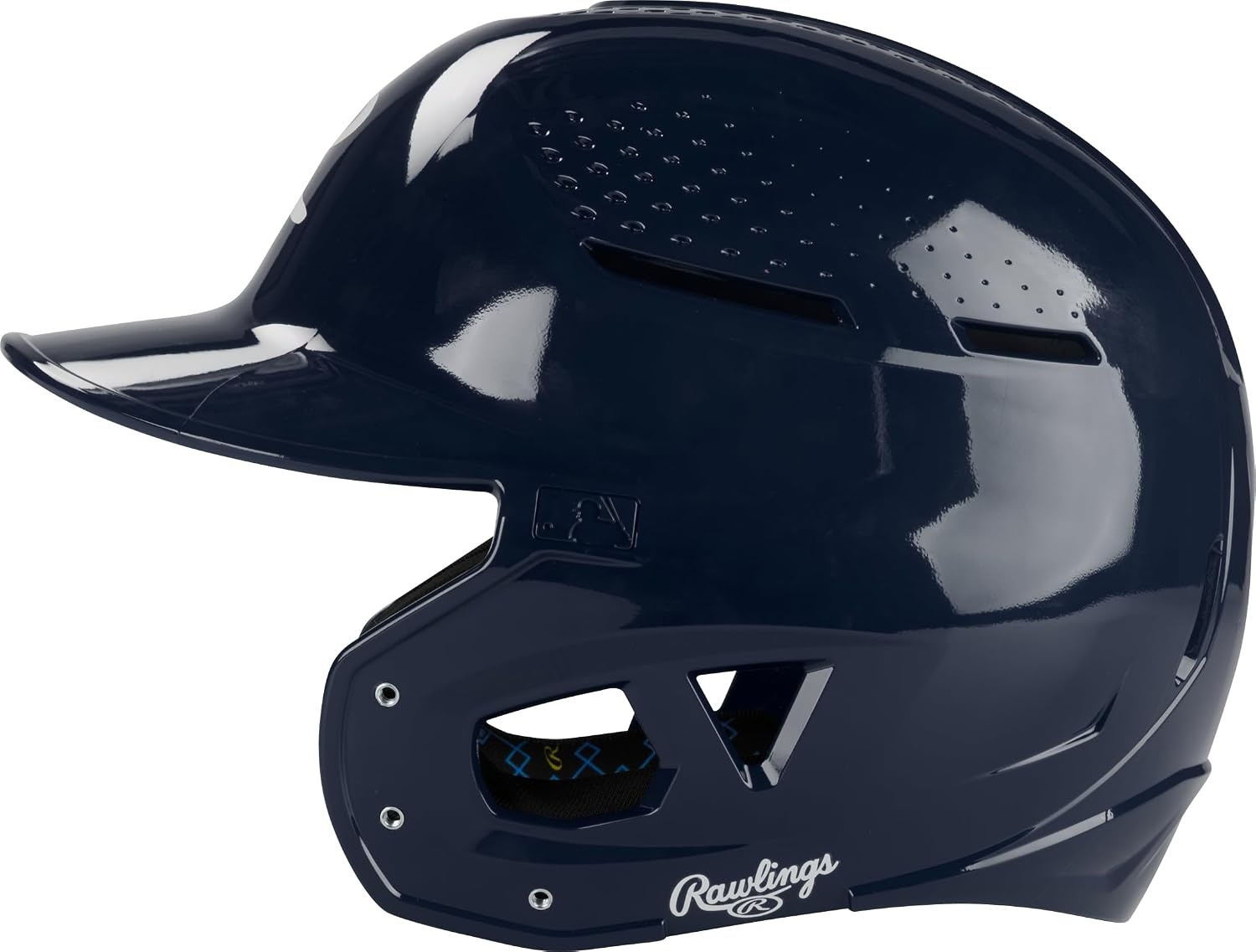 image:imageRawlings  RX2 Series Baseball Batting Helmet  Gloss  JR amp SR Sizes  Multiple ColorsNavy