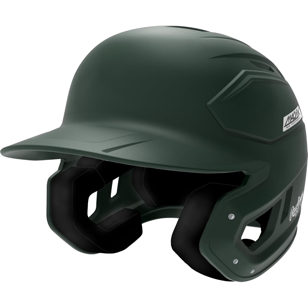 image:imageRawlings Rawlings  MACHX Max Performance Baseball Batting Helmet  Multiple Sizes  Multiple ColorsDark Green