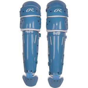 image:imageRawlings Rawlings  MACH PRO Series Catchers Leg Guards  Adult amp Intermediate Sizing  Multiple ColorsColumbia Blue  White