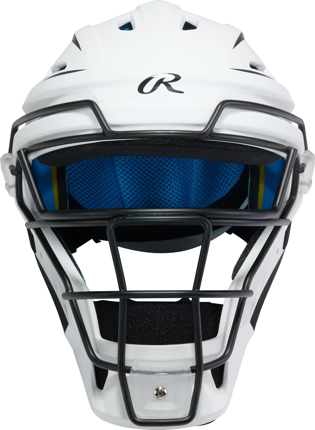 image:imageRawlings Rawlings  MACH PRO Series Catchers Helmet  Baseball  NOCSAE Certified  Junior amp Senior Sizing  Multiple ColorsWhite  Black
