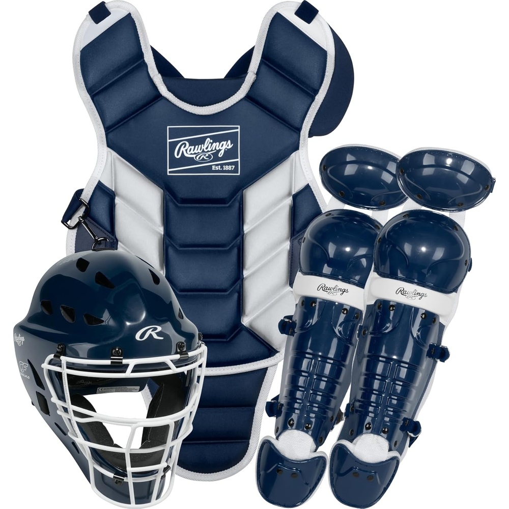 image:imageRawlings Rawlings  Players 3 Series Youth Catchers Set  BaseballSoftballTBall  Multiple Sizes amp ColorsNavy  White
