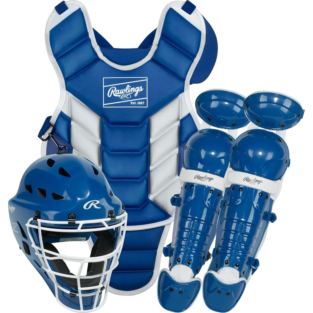 image:imageRawlings Rawlings  Players 3 Series Youth Catchers Set  BaseballSoftballTBall  Multiple Sizes amp ColorsRoyal  White