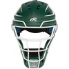 image:imageRawlings Rawlings  MACH PRO Series Catchers Helmet  Baseball  NOCSAE Certified  Junior amp Senior Sizing  Multiple ColorsDark Green  White