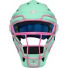 image:imageRawlings Rawlings  MACH PRO Series Catchers Helmet  Baseball  NOCSAE Certified  Junior amp Senior Sizing  Multiple ColorsMint  Pink