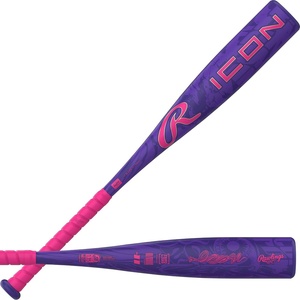 image:imageRawlings 2027 Icon JBB USSSA Baseball Bat  CoachMachine Pitch27 Inch