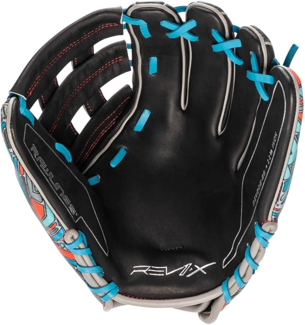 image:imageRawlings 2026 REV1X Baseball Glove  Multiple Sizes amp ColorsBlack  Carolina Blue  Red  Pro H Web