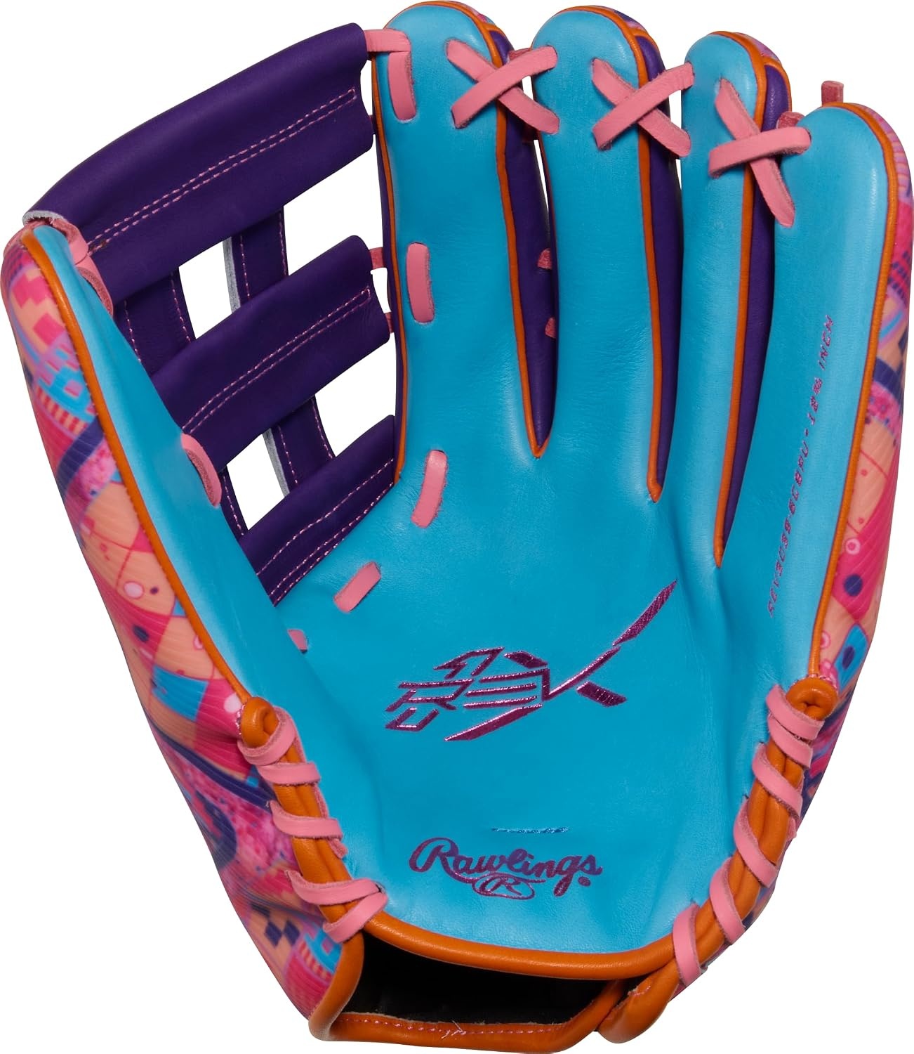 image:imageRawlings 2026 REV1X Baseball Glove  Multiple Sizes amp ColorsColumbia Blue  Purple  Pro H Web