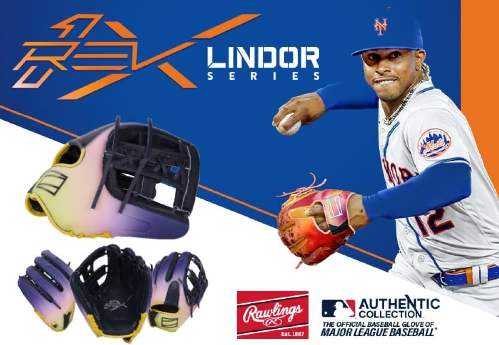 image:imageRawlings 2026 REV1X Baseball Glove  Multiple Sizes amp ColorsNavy  Purple  Pink  Yellow  Split Single Post Web