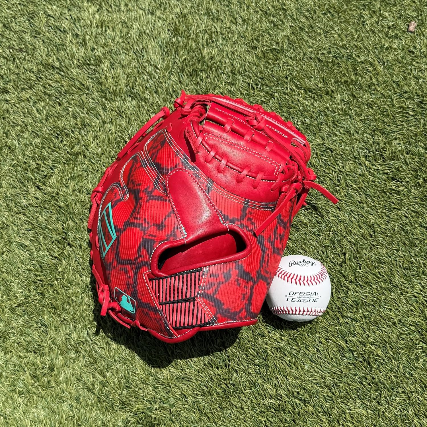 image:imageRawlings 2026 REV1X Baseball Glove  Multiple Sizes amp ColorsScarlet  1Piece Solid Web