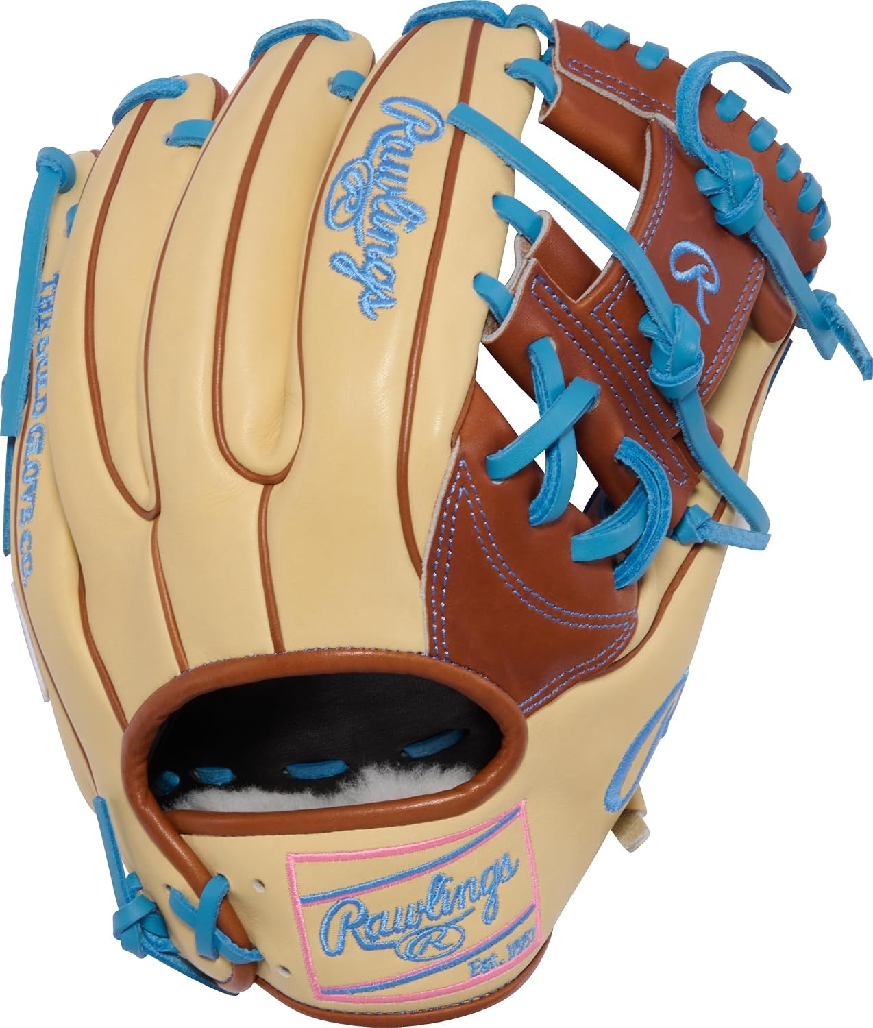 image:imageRawlings Pro Preferred Infield Baseball Gloves  Multiple Sizes amp ColorsCamel  Brown  Columbia Blue  Pro I Web