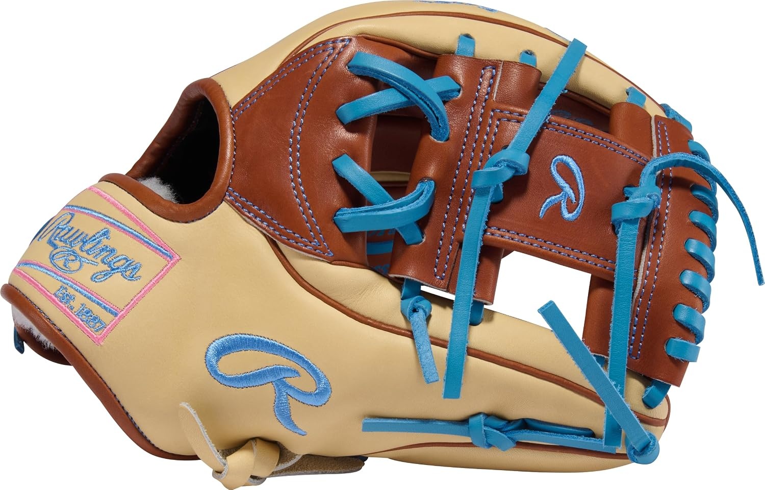 image:imageRawlings Pro Preferred Infield Baseball Gloves  Multiple Sizes amp ColorsCamel  Brown  Columbia Blue  Pro I Web