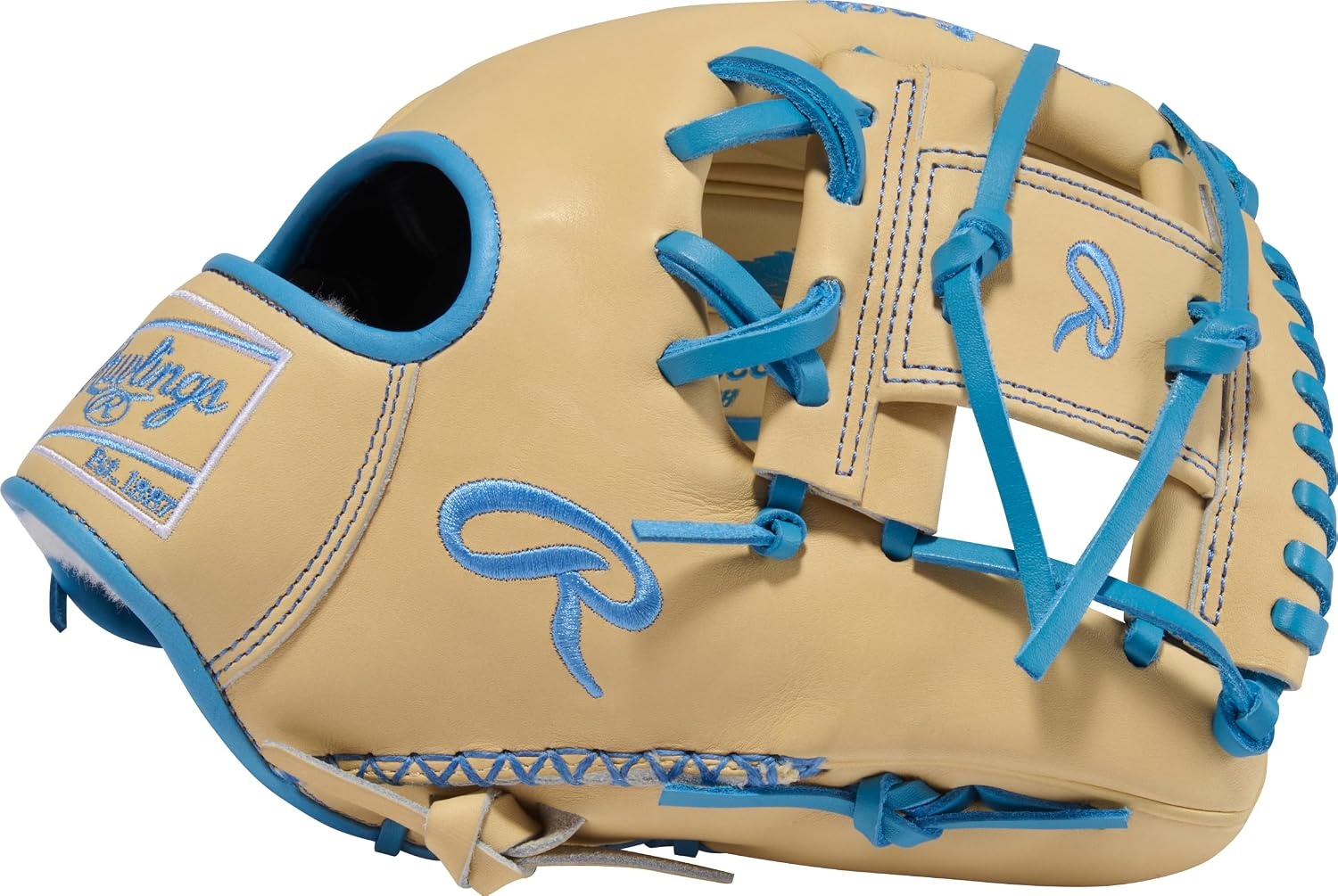 image:imageRawlings Pro Preferred Infield Baseball Gloves  Multiple Sizes amp ColorsCamel  Columbia Blue  Pro I Web