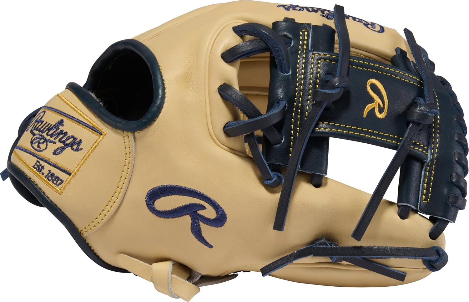image:imageRawlings Pro Preferred Infield Baseball Gloves  Multiple Sizes amp ColorsVolpe  Camel  Navy  Pro I Web