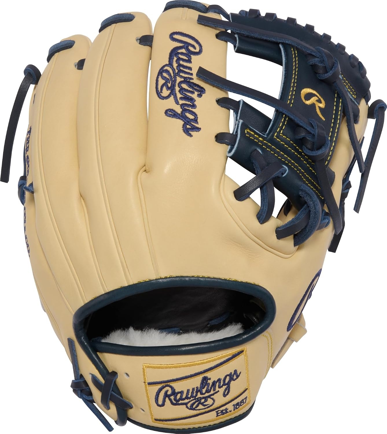 image:imageRawlings Pro Preferred Infield Baseball Gloves  Multiple Sizes amp ColorsVolpe  Camel  Navy  Pro I Web