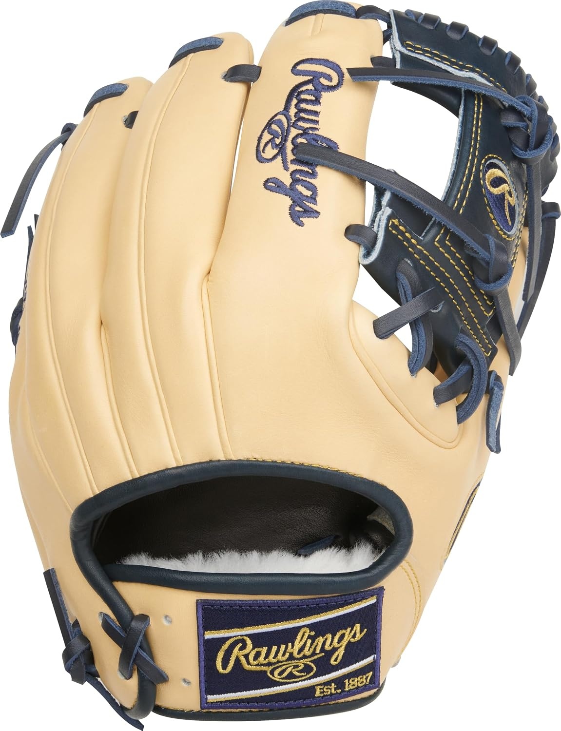 image:imageRawlings Pro Preferred Infield Baseball Gloves  Multiple Sizes amp ColorsVolpe  Camel  Navy Pro I Web