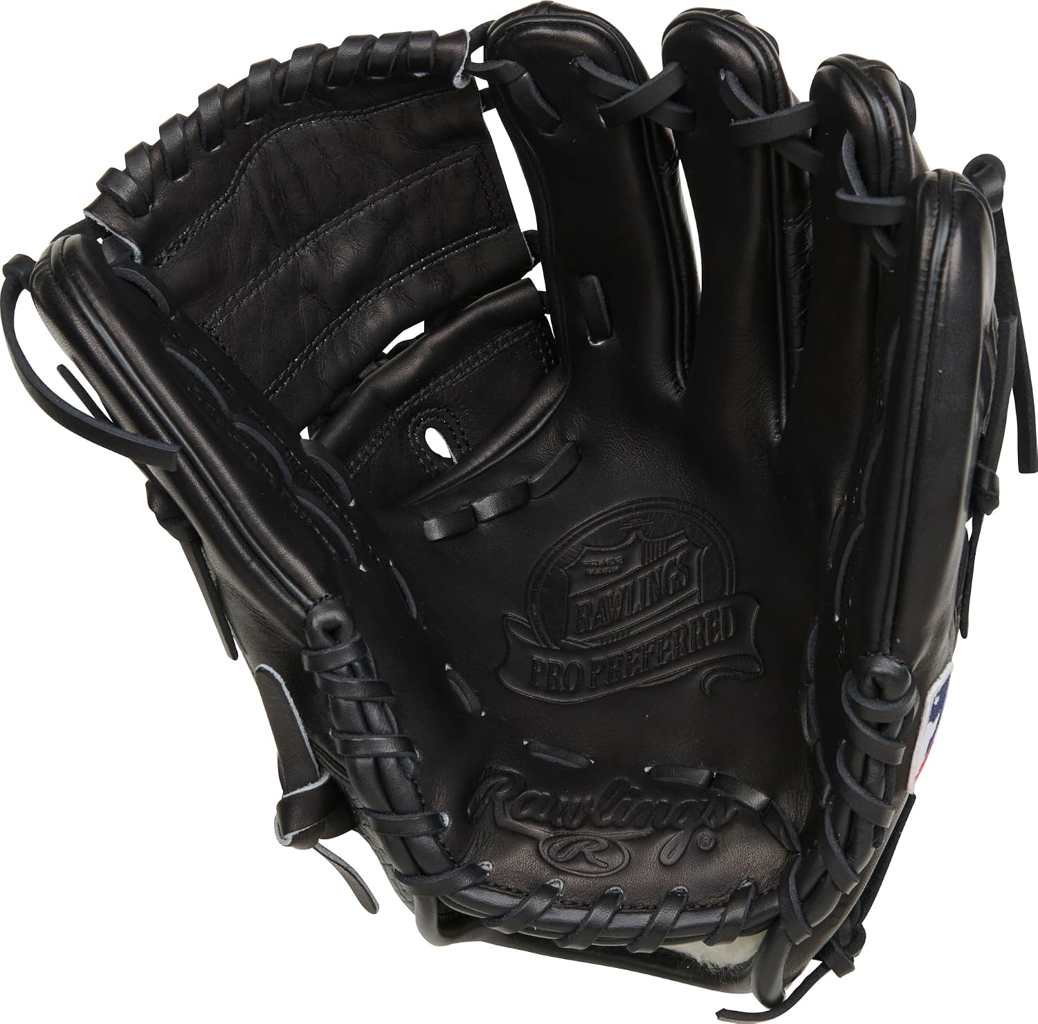 image:imageRawlings Pro Preferred Infield Baseball Gloves  Multiple Sizes amp ColorsdeGrom  Black  Croc  TwoPiece Solid Web