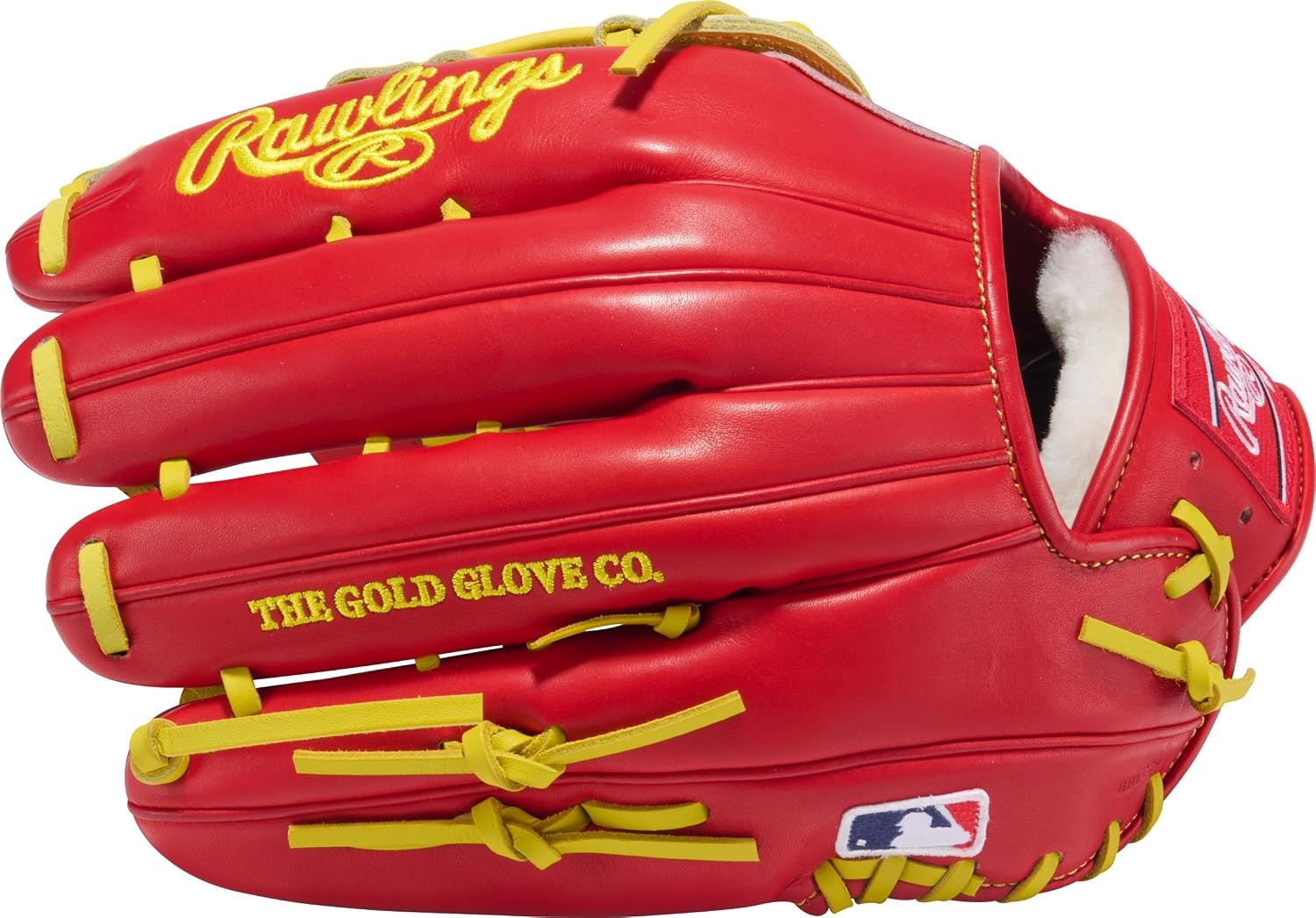 image:imageRawlings Pro Preferred Outfield Baseball Gloves  Multiple Sizes amp ColorsScarlet  Yellow  Pro H Web