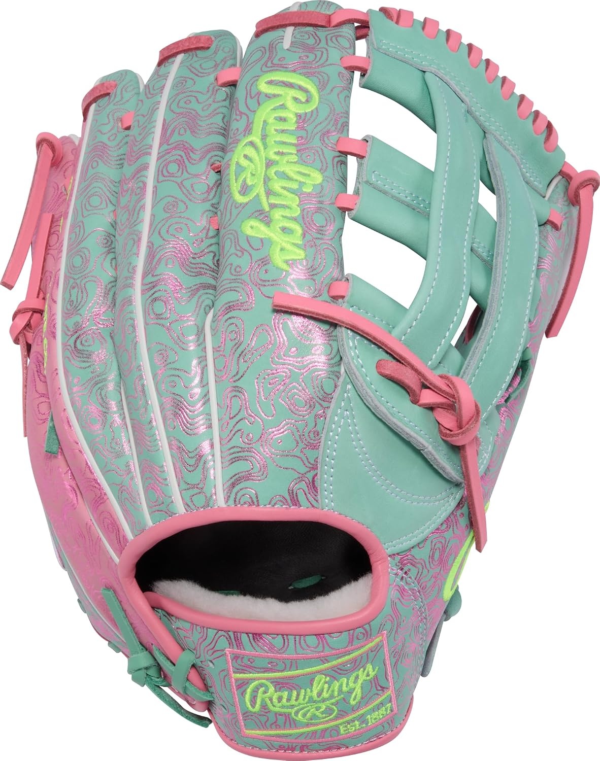 image:imageRawlings Pro Preferred Outfield Baseball Gloves  Multiple Sizes amp ColorsTatis Jr  Mint  Pink  Pro H Web