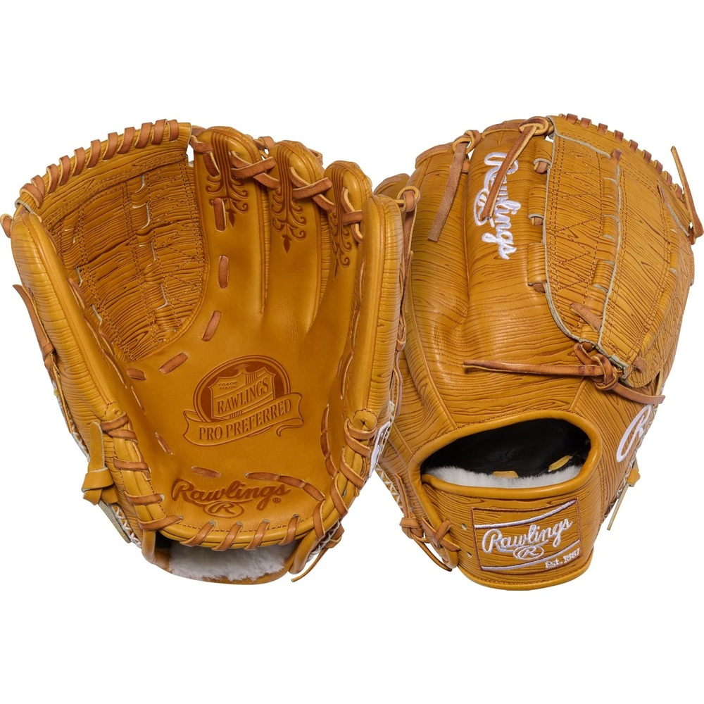 image:imageRawlings Pro Preferred Infield Baseball Gloves  Multiple Sizes amp ColorsTan  Dual Hinge Web