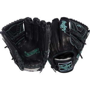 image:imageRawlings Pro Preferred Infield Baseball Gloves  Multiple Sizes amp ColorsdeGrom  Black  Mint  Laced 2Piece Web